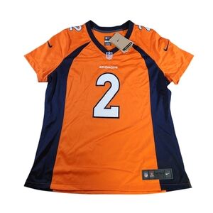 NEW Nike Denver Broncos Patrick Surtain 2 Football Jersey Womens Size XL Orange